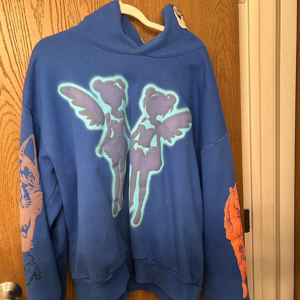 Blue Graphic Women's Sweater